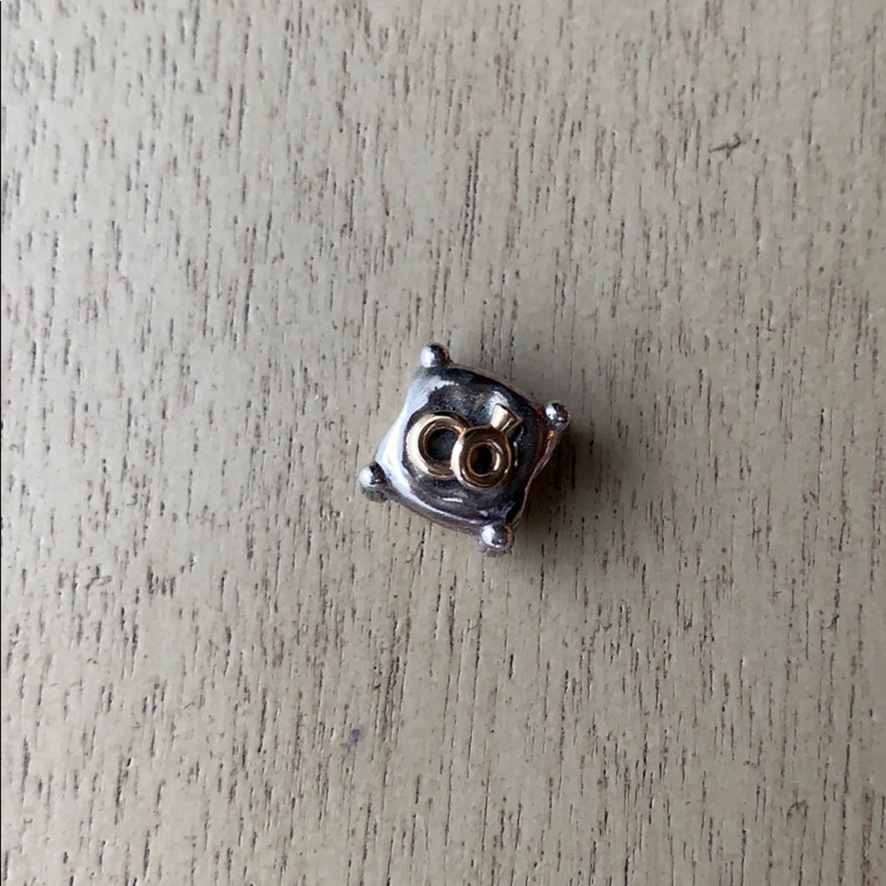 Pandora charms with gold